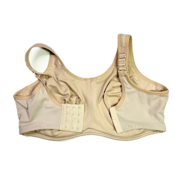 Wacoal 34G Nude Sand Underwire Bra Simone Sports High-Impact 855170 *Wear - Picture 7 of 9